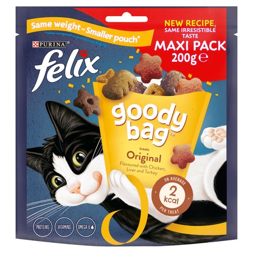 Felix Goody Bag Original Chicken Liver and Turkey Cat Treats