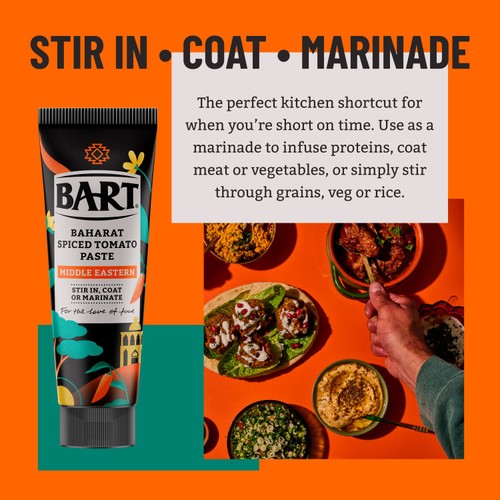Bart Middle Eastern Baharat Spiced Tomato Paste