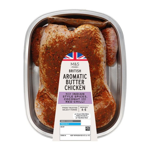 M&S Aromatic Marinated Butter Whole Chicken