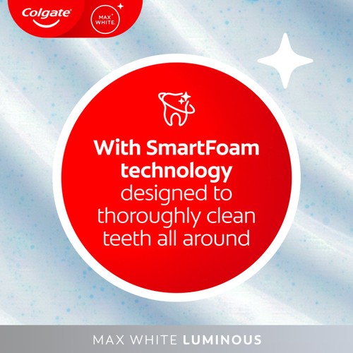 Colgate Max White Luminous Teeth Whitening Toothpaste Pump