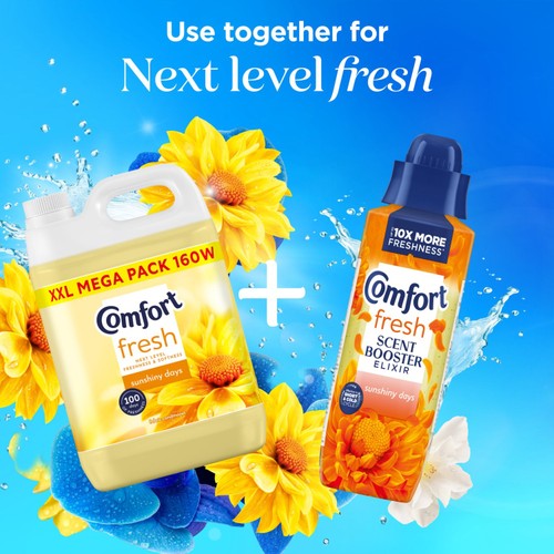Comfort Fabric Conditioner Sunshiny Days 160 Washes