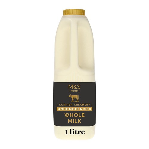 M&S Cornish Creamery Unhomogenised Whole Milk