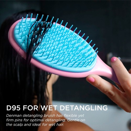 Denman D95 Wet Detangler Pink Crush