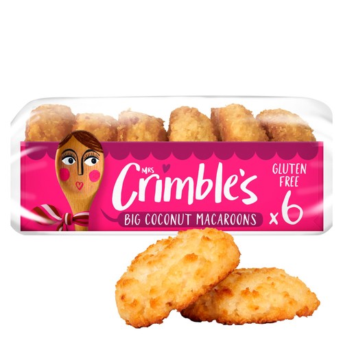 Mrs Crimble's Gluten Free 6 Large Coconut Macaroons