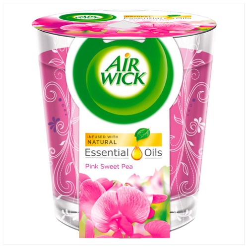 Airwick Pink Sweet Pea Candle