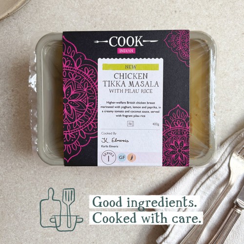 COOK Chicken Tikka Masala with Pilau Rice for 1