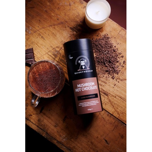 QuirkyMonkey Mushroom Instant Hot Chocolate (No Added Sugar)