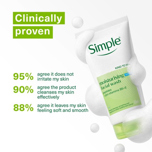 Simple Kind to Skin Moisturising Facial Wash Gel 