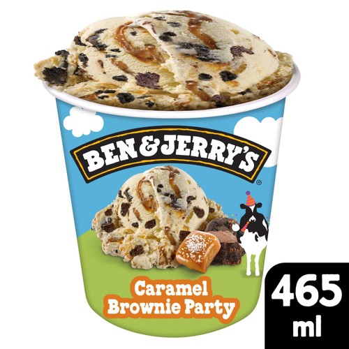 Ben & Jerry's Caramel Brownie Party Ice Cream Tub