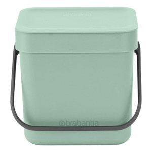 Brabantia Sort & Go Waste Bin, 3L - Jade Green