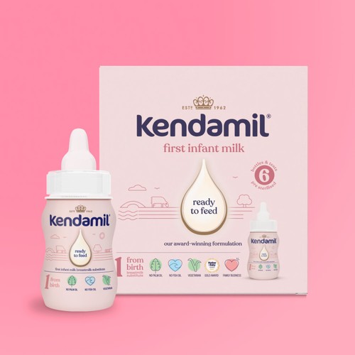 Kendamil Stage 1 First Infant Milk Starter Pack
