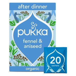 Pukka Organic After Dinner 20 Home Compostable Herbal Tea Bags