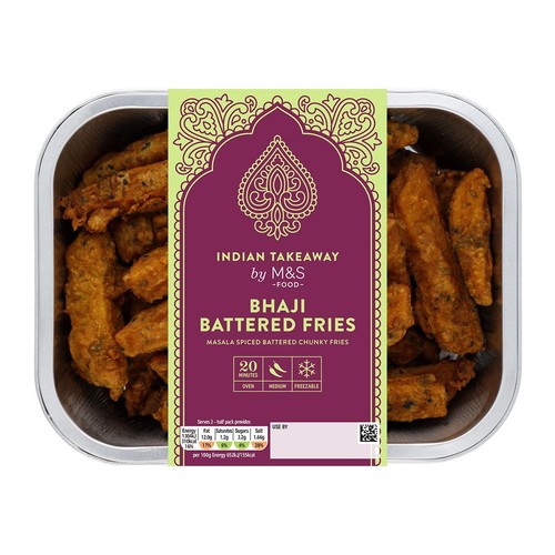 M&S Bhaji Battered Fries