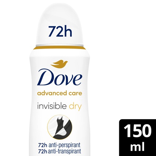 Dove Women Advanced Antiperspirant Deodorant Invisible Dry Aerosol