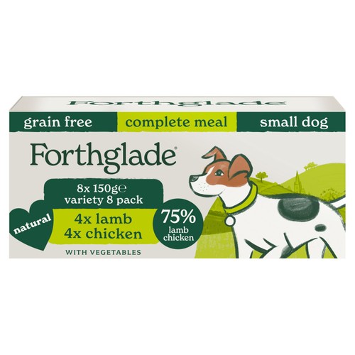 Forthglade Small Dog Natural Wet Dog Food Variety Pack Lamb & Chicken