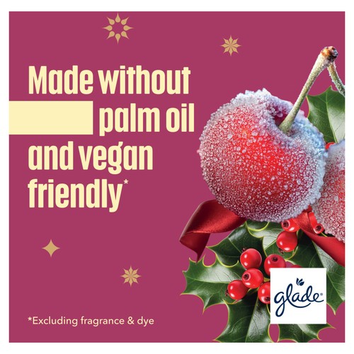 Glade Festive Candle Frosted Floral Cherries