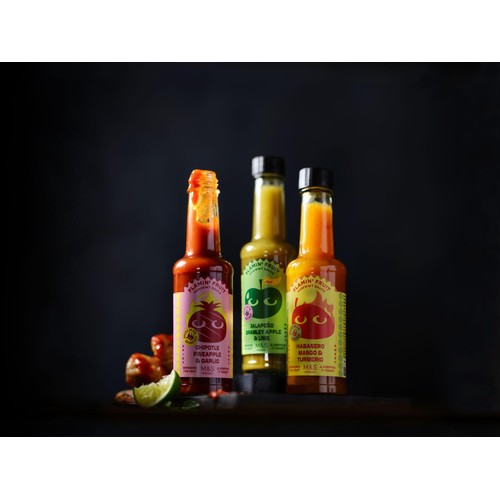 M&S Jalapeno, Bramley Apple & Lime Hawwwt Sauce
