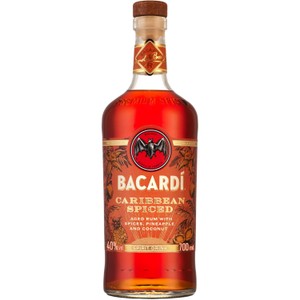 BACARDÍ Caribbean Spiced Premium Rum, 70cl