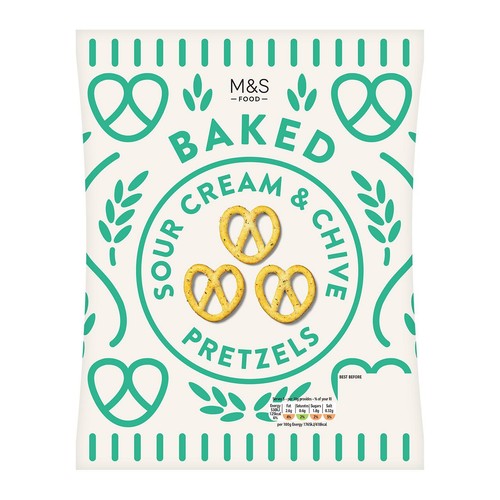 M&S Sour Cream & Chive Pretzels