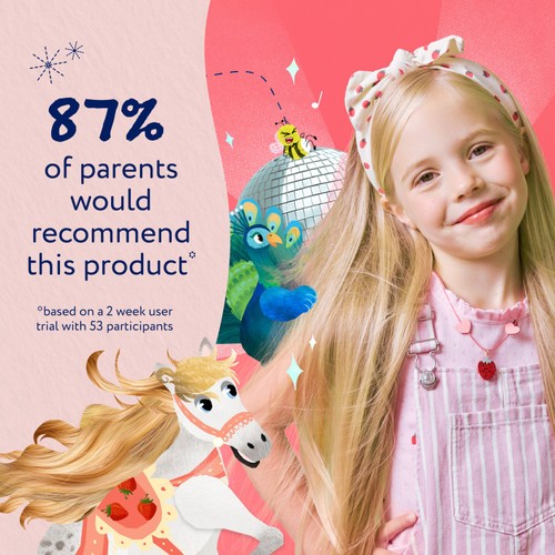 Childs Farm Tangle Taming 3 in 1 Hair Detangler Strawberry & Mint