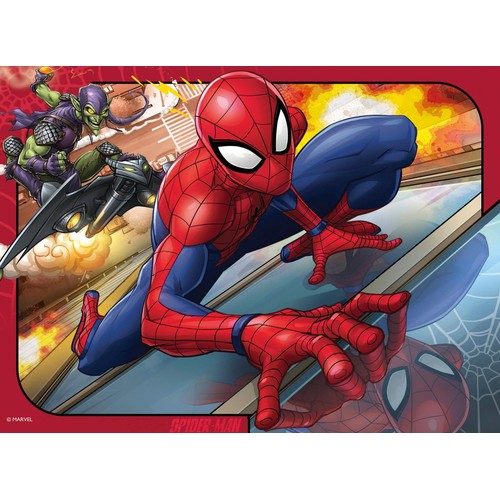 Marvel Spider-Man 4 in Box (12, 16, 20, 24pc) Jigsaw Puzzles