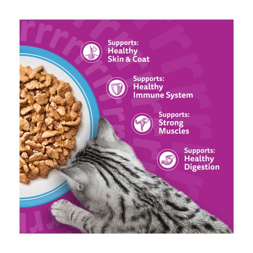 Whiskas 1+ Adult Wet Cat Food Pouches Fish Favourites in Jelly