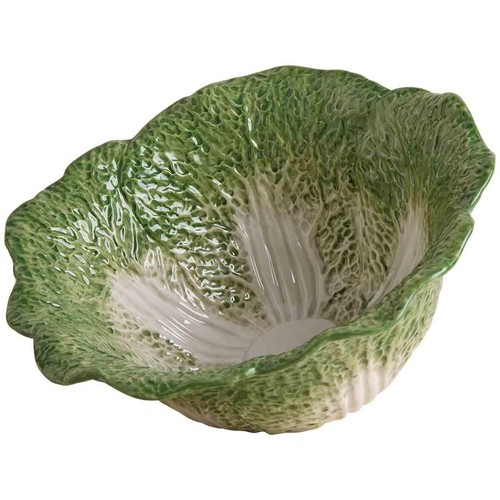M&S Cabbage Large Serving Bowl, Forest Green