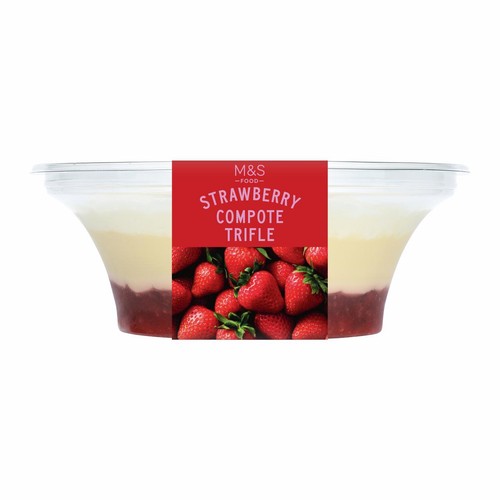 M&S Strawberry Compote Trifle