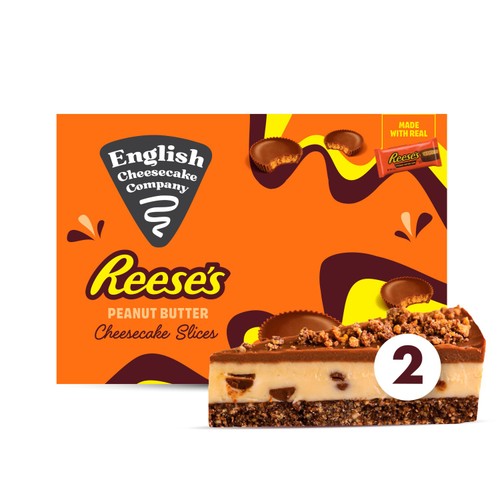 English Cheesecake Reese's Cheesecake Slices