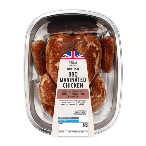 M&S BBQ Marinated Whole Chicken