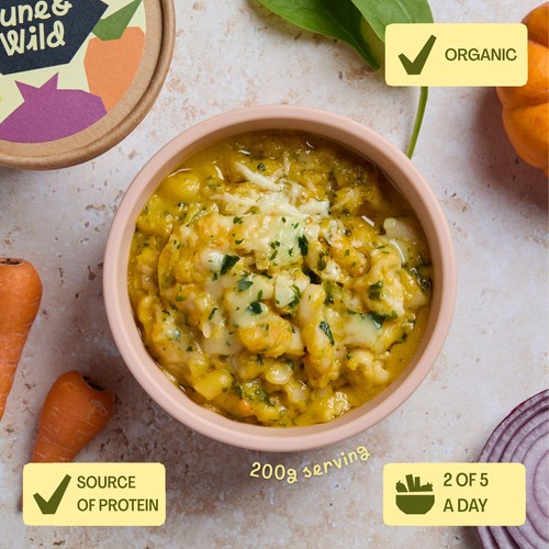 Lune & Wild Handmade Squash Macaroni Cheese Toddler Meal 1-4 years