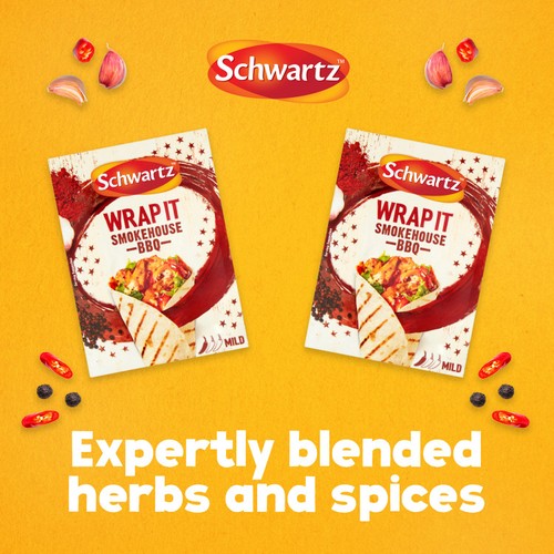 Schwartz Wrap It Smokehouse BBQ Recipe Mix