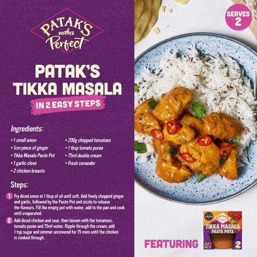 Patak's Tikka Masala Curry Paste Pot