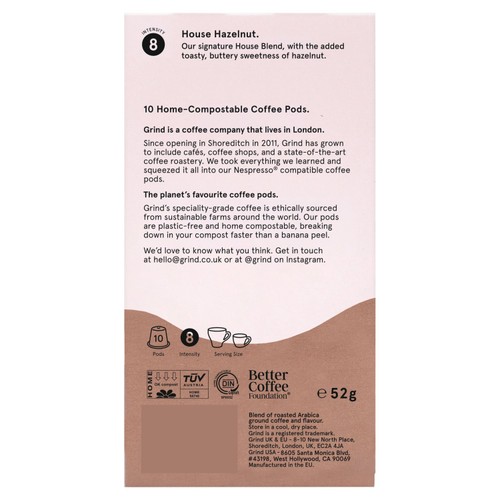 Grind Hazelnut Coffee Pods