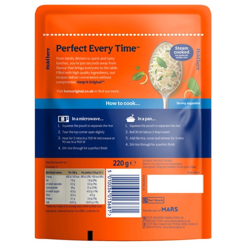 Ben's Original Basmati Microwave Rice