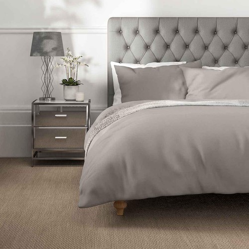 M&S Comfortably Cool Lyocell Rich Duvet Cover, King Size (5 ft), Dark Grey
