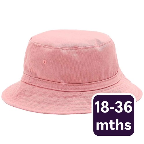 M&S Baby Cotton Bucket Hat, 18-36 Months, Pink