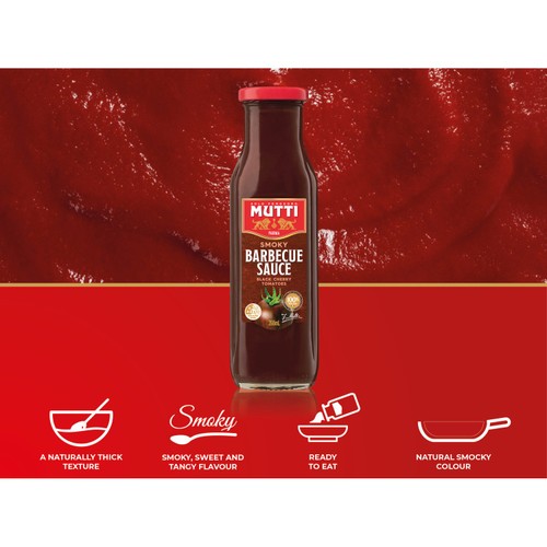 Mutti Black Cherry Tomato Smoky BBQ Sauce