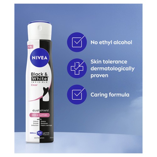 NIVEA Black & White Original Anti-Perspirant Deodorant Spray