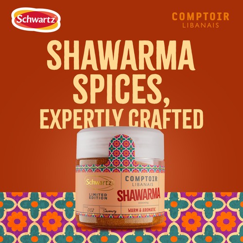 Schwartz Limited Edition Comptoir Libanais Shawarma Seasoning