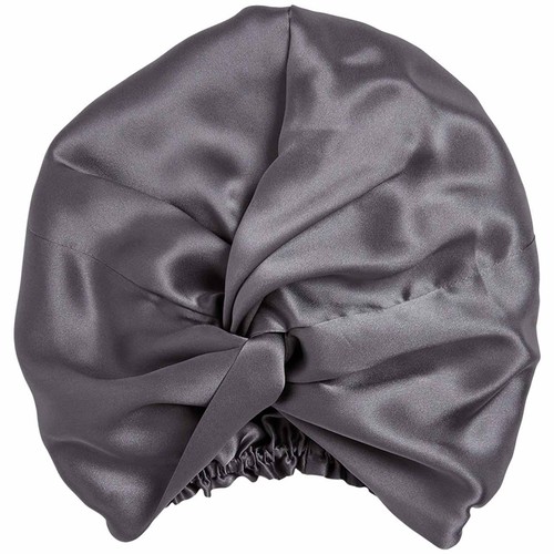 M&S Collection Pure Mulberry Silk Hair Wrap, Charcoal