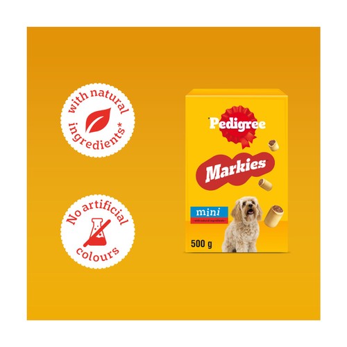 Pedigree Markies Mini Adult Dog Treats Marrowbone Biscuits Ocado