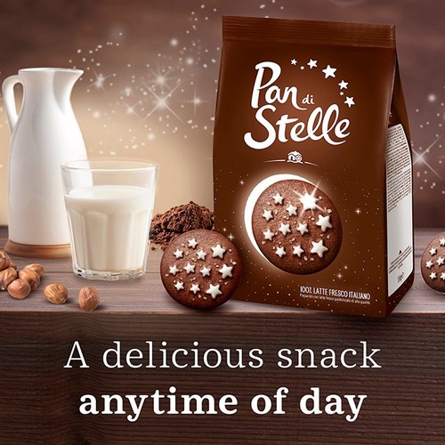 Pan Di Stelle Chocolate Biscuits with Milk, Hazelnuts & Cocoa