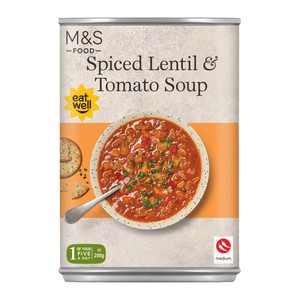 M&S Spiced Lentil & Tomato Soup 400g