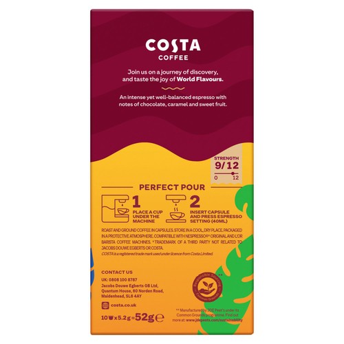 Costa Coffee Colombia Roast Coffee Pods