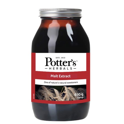 Potters Herbals Malt Extract Natural Sweetener Liquid 