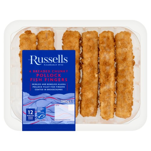 Russell's Pollock Fish Finger
