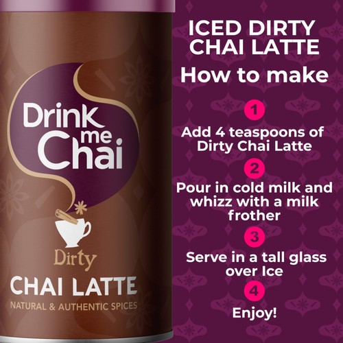 Drink Me Chai Dirty Chai Latte