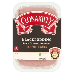 Clonakilty Irish Black Pudding Sausages