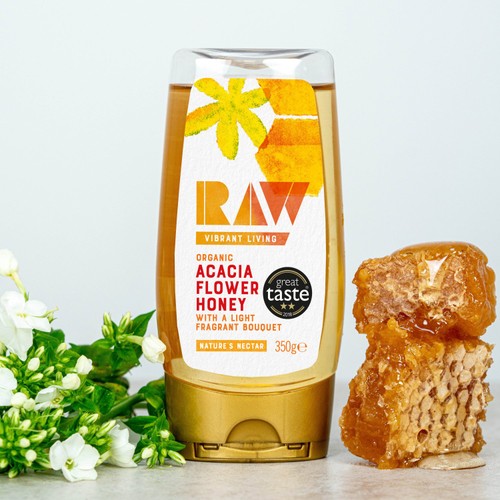 Raw Health Organic Acacia Flower Honey